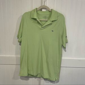 Vineyard Vines classic fit men’s green golf shirt size M
